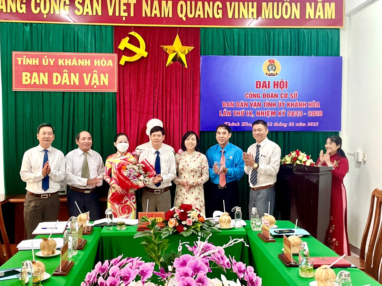 Đại hội Công đoàn cơ sở Ban Dân vận Tỉnh ủy Khánh Hòa